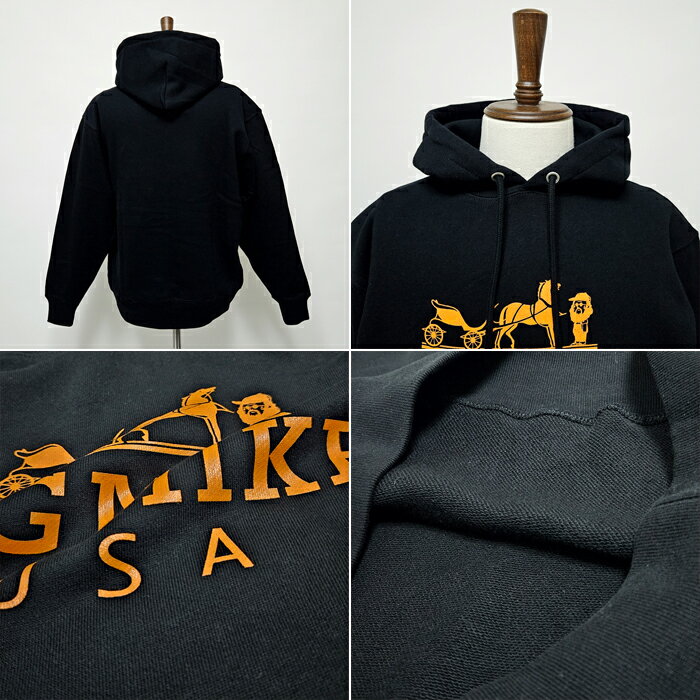 BIGMIKE ビッグマイク パーカー メンズ エルメ オジサン フーディ スウェット 裏毛 アメカジ 綿100%