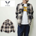 【SALE】FAT MOOSE チェックオーバーシャツ ジャケット メンズ アウター 断熱 キルティング【30%OFF】