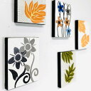 【インテリア雑貨 おしゃれ バリ風】 バリ絵画 ドットアート 植物 25×20cm 5タイプ アートパネル モダン 壁掛け バリアート アジアン アジアン雑貨 ...