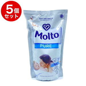 福袋 300円offクーポン付【5個セット まとめ買い 】molto 柔軟剤 モルト PURE ピュア 650ml バリ島の柔軟剤 柔軟材 モルト 詰め替え用 バリ島の高級ホテル タオルの香り ベビー 敏感肌 リゾート インテリア バリ風 詰替用 アジアン セット売り 日用品 大容量