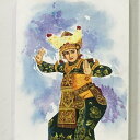 【 アウトレット 在庫処分 スーパーセール 半額 】 バリ絵画 人物画 レゴンダンス W30×H40 (1173-4) 祭り 舞踊 民族舞踊 絵 バリの絵 バリ...