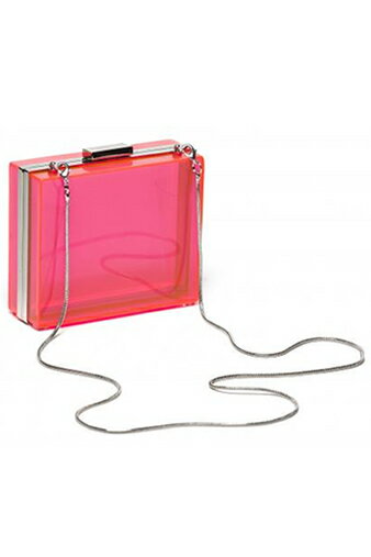 【送料無料】CC SKYE (シーシースカイ) / SUNSET BOULEVARD CLUTCH / サンセットブールバール クラッチバック(Pink)【レディース ショルダー 鞄 かばん カバン バッグ クリア 小物】