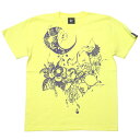 蠍座ガール (Scorpio Girl) Tシャツ (ライトイエロー) baster great bg019tee-lye-Z完- 半袖tee サソリ座 さそり座 星座 神話 イラスト コラボ 綺麗目 かわいい カジュアル メンズ レディース 男女兼用 大きいサイズ 黄色 コットン綿100%【RCP】