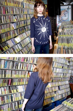 HOLIDAY(ホリデー)ハーフスリーブTシャツ-TheGhostWriter-tgw027hst-G-5分袖アメカジカジュアルストリートスカルロックグラフィックプリントメンズレディースかっこいい大きいサイズネイビー紺色【RCP】