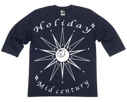 HOLIDAY(ホリデー)ハーフスリーブTシャツ-TheGhostWriter-tgw027hst-G-5分袖アメカジカジュアルストリートスカルロックグラフィックプリントメンズレディースかっこいい大きいサイズネイビー紺色【RCP】
