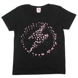 イナズマークガールズUネックTシャツ-LPR-a05-gu-G-PUNKROCKパンクロックTシャツパンクファッションかっこいいカジュアルアメカジオリジナルプリント半袖レディースカットソーブラック黒Tシャツ屋さんバンビ【RCP】