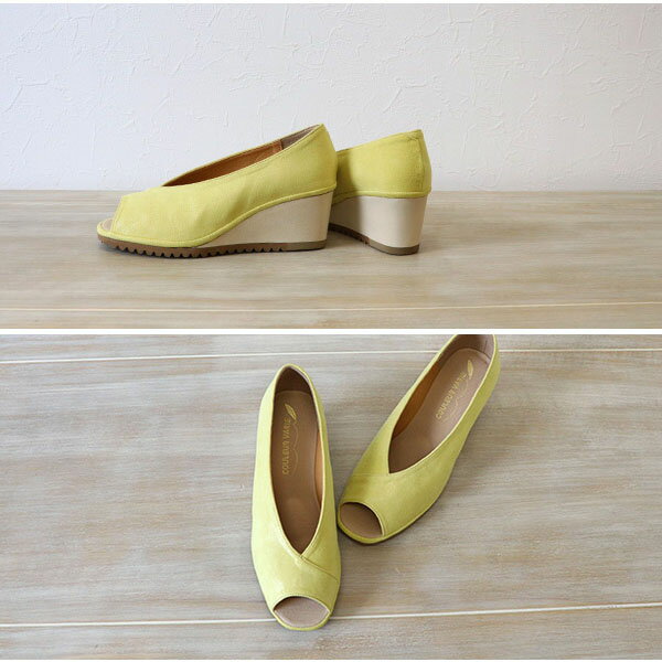 【洗える靴】 パンプス 軽量 切り替え オープ...の紹介画像3