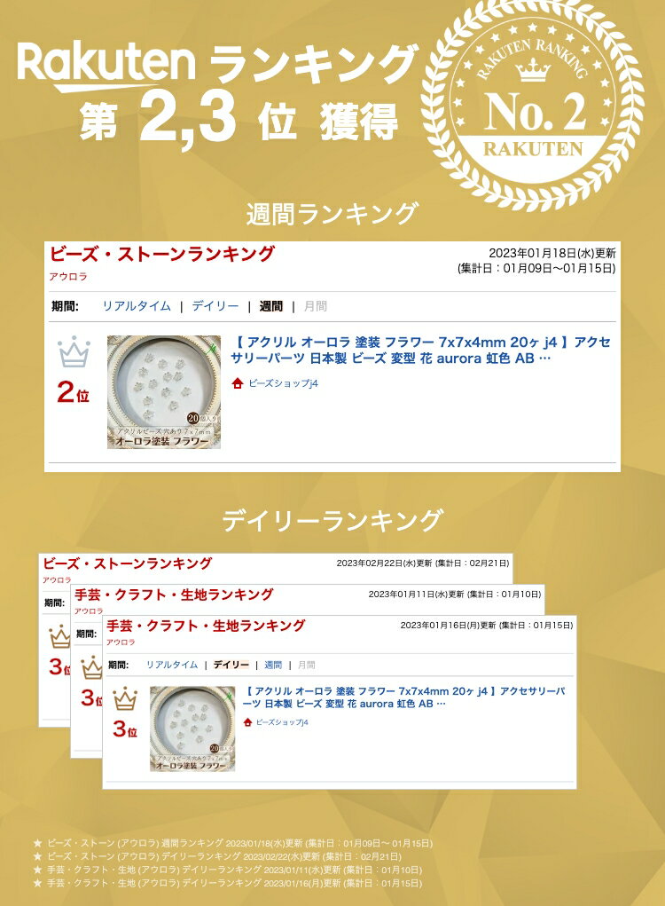 ★在庫限り★【 アクリル オーロラ 塗装 フラワー 7x7x4mm 20ヶ j4 】アクセサリーパーツ 日本製 ビーズ 変型 花 aurora 虹色 AB プラ プラスチック 透明 クリア 透け感 通し穴 ハンドメイド 手作り パーツ アクセサリー ピアス イヤリング ネックレス リング