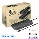 国内正規品 Club 3D Thunderbolt 4 (40Gbps) 認証 11-in-1 ドッキングステーション デュアルディスプレイ 4K60Hz / シングル 8K30Hz USB Type-C USB Type-A ギガビットイーサネット オーディオ SD/TFカード ホスト給電96W (CSV-1581)(2)