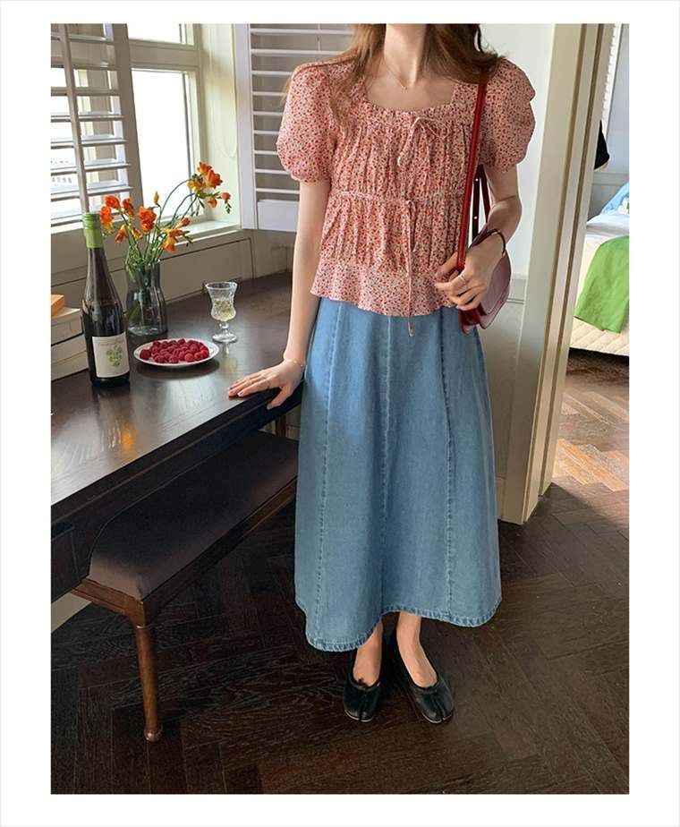 シャツ ブラウス レディース 半袖パフスリーブシャツ シャツブラウス ゆったり ゆるシャツ お洒落 カジュアル トップス 体型カバー 春 夏 秋 新作