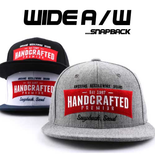 キャップ レディース メンズ Wide aw handcrafted スナップバック SNAPBACK 帽子 大人気 ヒップホップ 衣装 ダンスウエア ファッション ストリート流 男女兼用