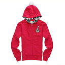 POPRABBIT 4D HOODY ZIPUP (A-5 HI) (FLAMINGO PURPLE) パーカー パンコート キャラクター LONG T 長袖 ポンポン付きパーカー アニマル ブルー アウター キャラクター メンズ レディース ジャージ ウサギ 男女兼用 裏起毛 暖かい 保温性抜群 防寒