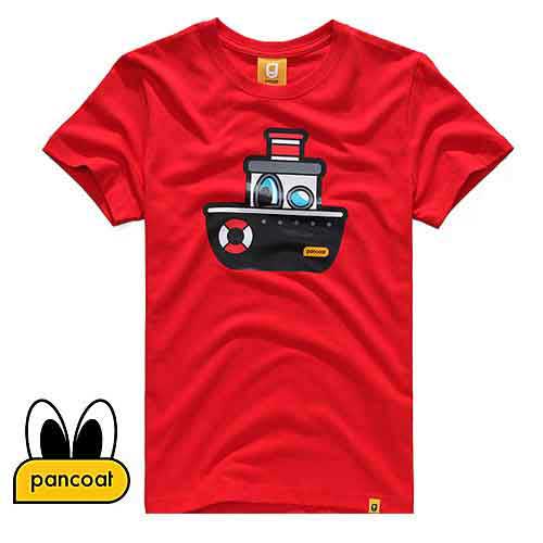 ʡPANCOAT ѥ󥳡 饯 T- POPSHIP T-SHIRTS (TOMATO RED) Ⱦµ  T  ǥ