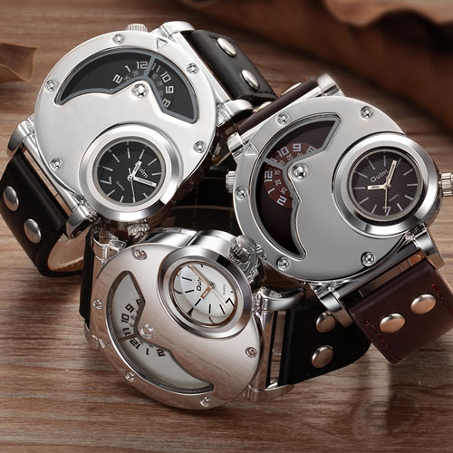 2フェイス腕時計 メンズ腕時計 ビッグフェイス仕様 クオーツ FASHION腕時計 メンズ ラウンド オシャレ シンプルカジュアル ビジュアル シルバー 安い 新品 ステンレス合金スチール デザインとけい