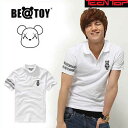 【送料無料】[正規品]TEENTOP C.A.P 着用 Zebra double_O White BEATOY T-シャツ 半袖 メンズ レディース 熊（くま）キャラクターT-シャツ 半袖 tシャツ レディース 半袖 ロゴ メンズ 半袖 プリント ストリート 半袖T-シャツ