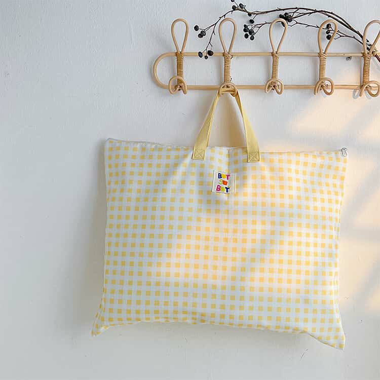 お布団バッグ キッズ 保育園 お昼寝布団バッグ 画材収納バッグ 多用途 収納バッグ 布団バッグ 画板バッグ お手提げバッグ 幼稚園 学生 収納袋 68*53cm お布団収納バッグ 通園バッグ 撥水 ファスナー付き お昼寝バッグ トートバッグ 手提げバッグ 入園準備 旅行 3