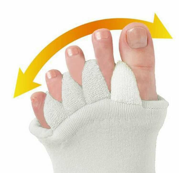 【3足セット】ふわふわ足指カバー 足指 広げる 靴下 ソックス 足指セパレーター 足...
