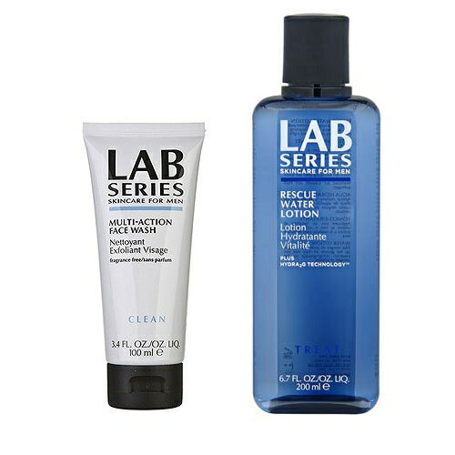 アラミス ラボシリーズ マルチアクション フェース ウォッシュ & ウオーター ローション RE 100ml+200ml 激安 Lab Series スキンケアコフレ