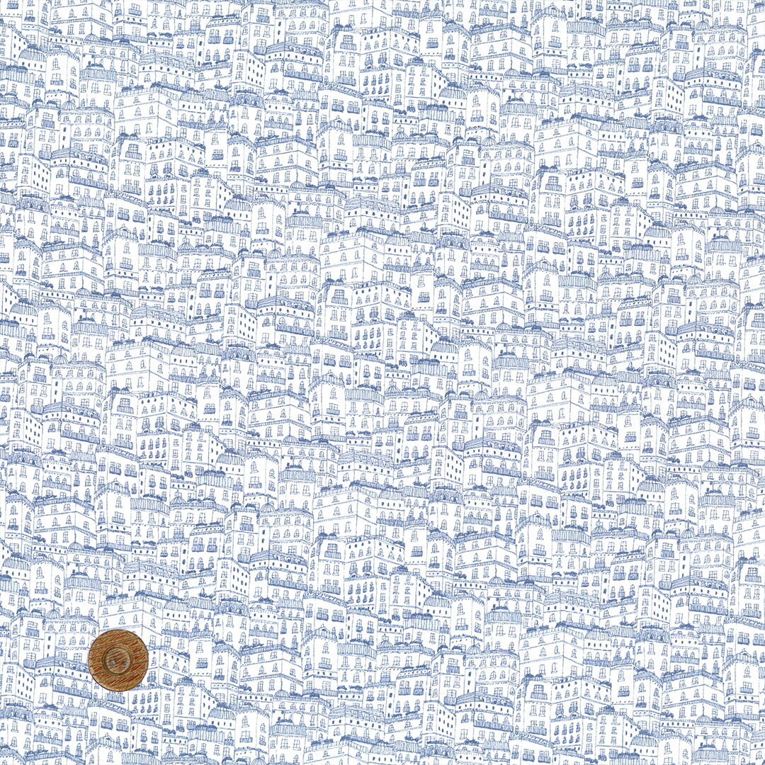 ★【LIBERTY FABRICS】 2024春夏 タナローン City Center シティ・センター 青 1223230-p24b リバティ・..