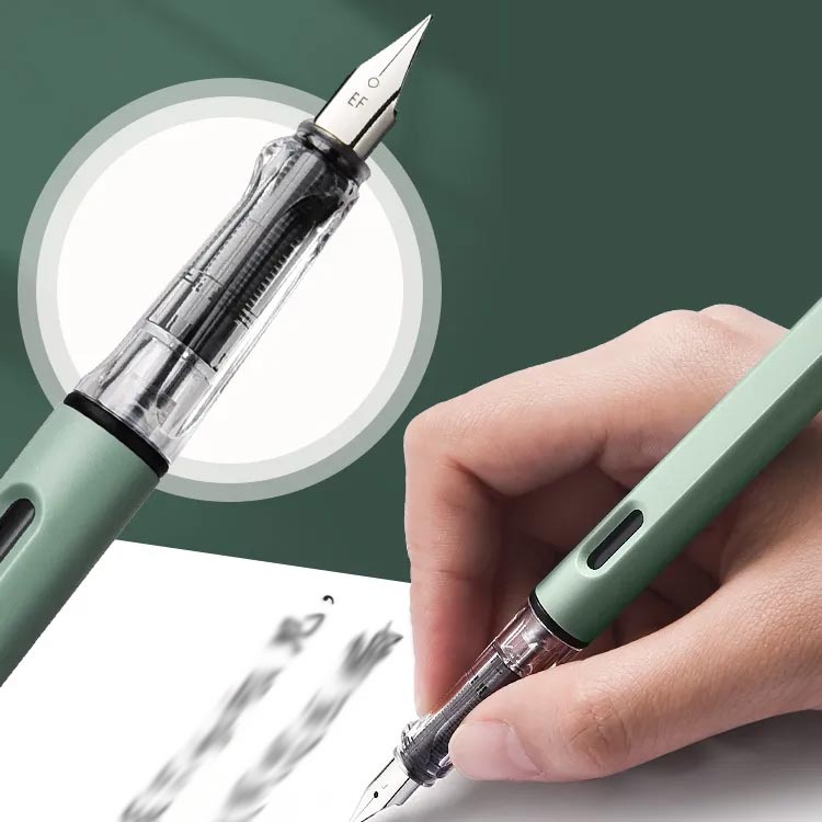 学習用具 0.5mm 万年筆 3本入り EF/極細字 贈り物 文房具 0.38mm 仕事用 かわいい インクコンバーター 女子学生 ビジネス サインペン カリグラフィー用 ギフト プレゼント F/細字 bellezzavoce-10001514 ベレザヴォーチェ サンプル画像2