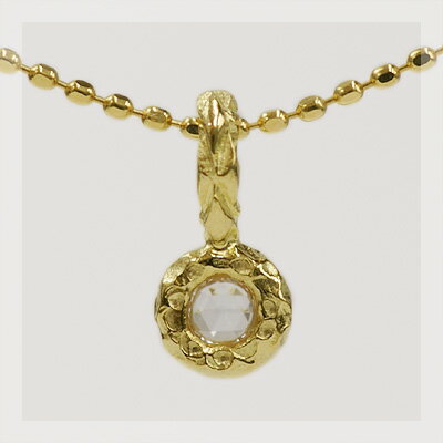 【ハロウインevent 11/4迄】 ローズカットダイヤモンドペンダントトップ(チェーン無し) PT900 K18 K10対応 PT,K18はご注文後弊社で金種選択に記載のある金額を加算しご連絡します  誕生石 4月