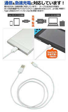 USBケーブル 長さ1m 27.5cm 40cm 50cm 60cm 80cm USB Type-C タイプC データ転送 データ通信 急速充電対応 100cm 充電ケーブル ゲーム機 デジカメ アイコス スマホ スマートフォン 携帯電話 タブレット端末 アンドロイド android コンパクト 持ち運び P2【メール便送料無料】