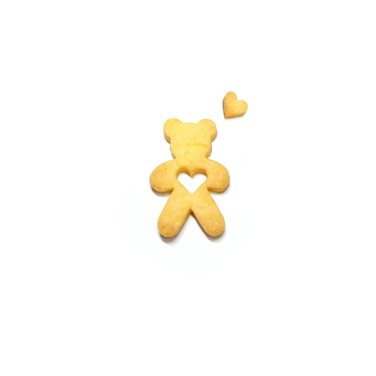 クッキー型 動物「ハート テディベア」 熊 クマ ハート ステンレス ヨーロッパで 人気 の おしゃれ で 珍しい 形を取り寄せました!お菓子作りに! 手作りクッキー プレゼント ギフト に！ SiTRA シトラ 2