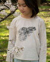長袖 Tシャツ うさぎ ウサギ 春 夏 こども 子供服 こども服 ユニセックス 男の子 女の子 可愛い かわいい おしゃれ キッズ 100 110 120 130 140 Zoologia ズーロジア オーガニックコットン100% GOTS認証