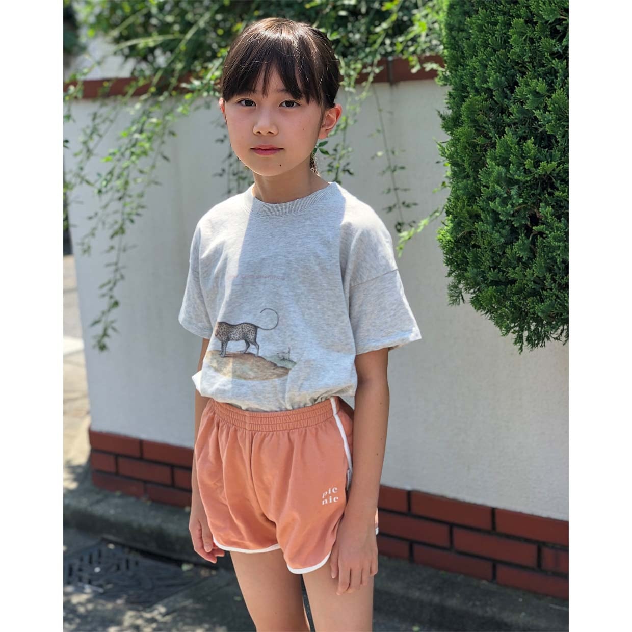 半袖 Tシャツ チーター 春 夏 こども 子供服 こども服 ユニセックス 男の子 女の子 可愛い かわいい おしゃれ キッズ 110 120《Zoologia》ズーロジア オーガニックコットン100% GOTS認証 エコフレンドリー エシカル サステナブル