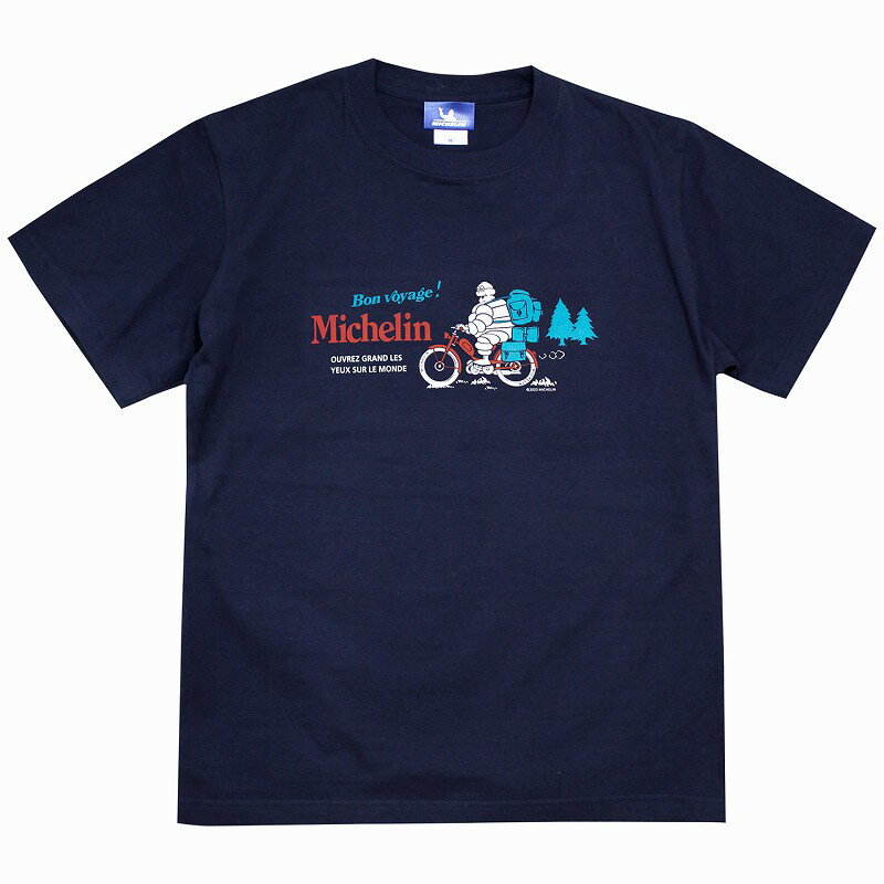 ミシュラン tシャツ ツーリング ミシュランマン スタンダードビブ ビバンダム かわいい 可愛い バイク バイク柄 バイク乗り イラスト ..