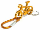 メール便送料無料 自転車 鍵 キーホルダー おしゃれ 自転車モチーフ KARABINER カラビナ キーホルダー ボトルオープナー 栓抜き サイクリング ツーリ...