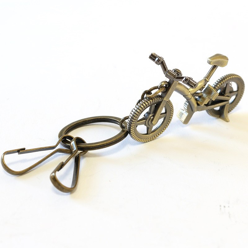 自転車 キーホルダー 車 鍵 キーリング メンズ かぎ おしゃれ 自転車 レトロ ミニチュア雑貨 自転車モチーフ/アンティーク調 ビンテージ風/メンズ レディー...