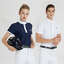 乗馬ポロシャツ 乗馬ウエア 乗馬上着 ジョッキ半袖 ジョッキ半袖シャツ 乗馬シャツ 乗馬用ポロシャツ 送料無料 ジョッキポロシャツ Tシャツ ティーシャツ 乗馬...