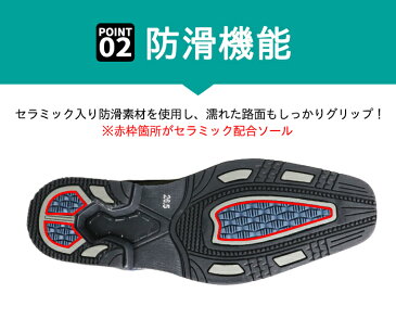 送料無料 ビジネスシューズ 防水 メンズ 3E 牛革 防滑 ストレートチップ レインシューズ 滑りにくい 革靴 雨 雪 防臭 抗菌 KANZAN カンザン 走れる