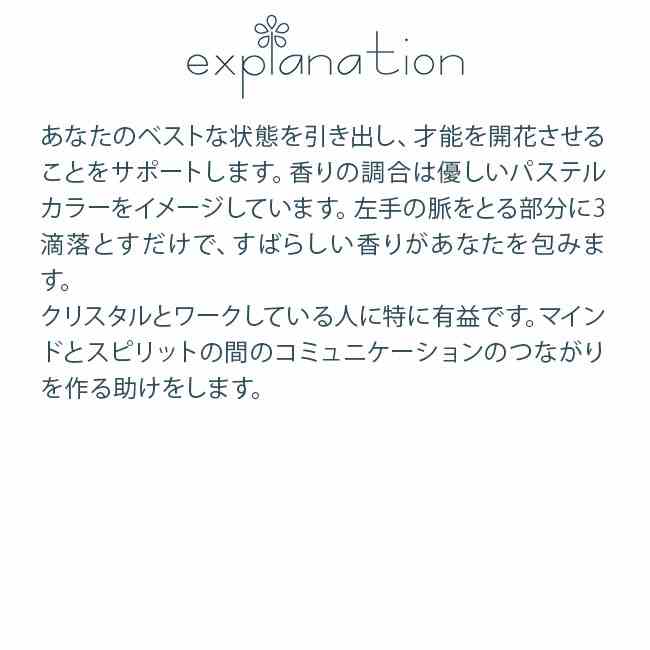 マハコハン(25ml) MAHA CHOHAN オーラソーマ クイント キャンセル不可商品 注文後取寄品 bloomolt-10002092 フラワーエッセンスのbloomolt サンプル画像2