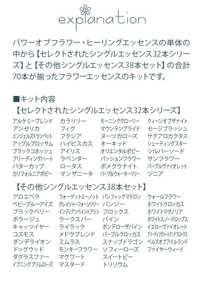 全シングルエッセンスキット 70本 パワーオブ...の紹介画像2