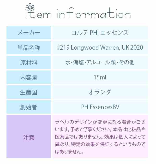 �ե����å��� �����PHI���å��� �����åץ������륨�å��� #219 Longwood Warren, UK 2020