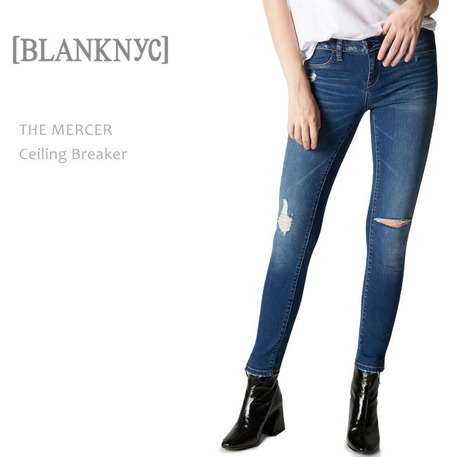 BLANK NYC（ブランクニューヨーク）THE MERCER SUPER SKINNY Ceiling Breaker スキニーデニム スーパースキニー ダメージデニム