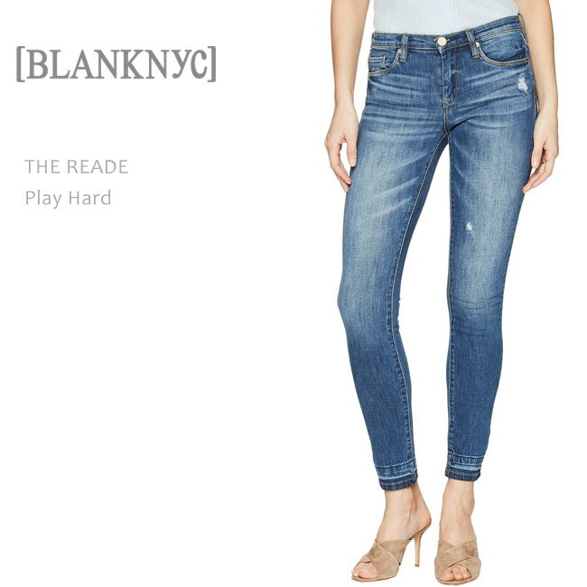 BLANK NYC（ブランクニューヨーク）THE READE SKINNY CLASSIQUE Play Hardスキニーデニム ダメージデニム ジーンズ スキニー