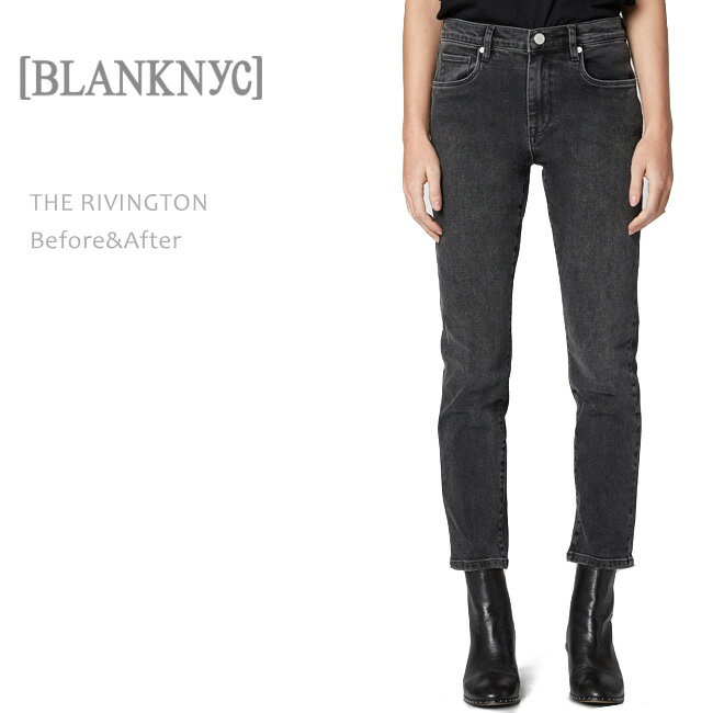 BLANK NYC（ブランクニューヨーク）THE RIVINGTON HIGH RISE TAPERED Before&Afterハイライズ/テーパード/クロップド/デニム