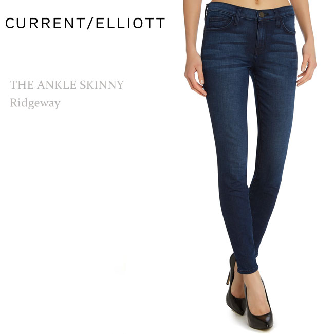 【SALE】Current Elliott（カレントエリオット）THE ANKLE Skinny Ridgewayアンクルスキニー/スキニーデニム