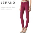 【SALE】J Brand（ジェイブランド・ジェーブランド）620 Mid-Rise Super Skinny Washed Loganberryカラーデニム/スキニーデニム