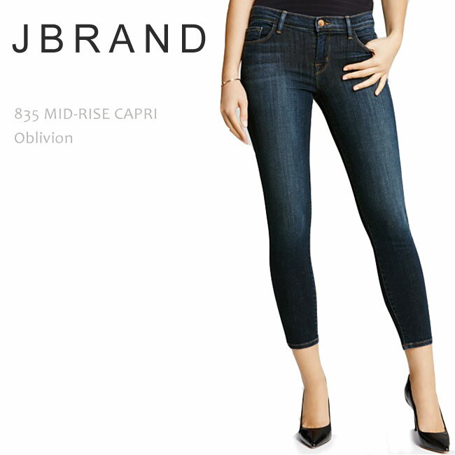 J Brand（ジェイブランド・ジェーブランド）835 MID RISE CAPRI Oblivionスキニー/クロップド/カプリ