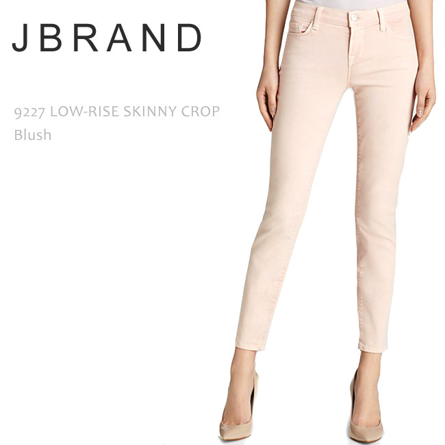 【SALE】J BRAND（ジェイブランド・ジェーブランド）9227 LOW-RISE SKINNY CROP Blushスキニー/デニム/クロップド/カラーデニム