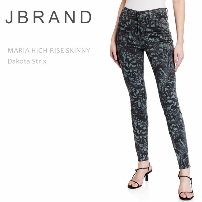 【SALE】J Brand（ジェイブランド ジェーブランド）MARIA PHOTO READY HIGH RISE SKINNY Dakota Strix ハイライズ スキニー ハイウエストスキニー プリントデニム レディースジーンズ ボトムス