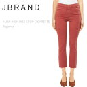 【SALE】J BRAND（ジェイブランド ジェーブランド）RUBY HIGH RISE CROP CIGARETTE Begonia シガレットデニム クロップドデニム カラーデニム レッドデニム