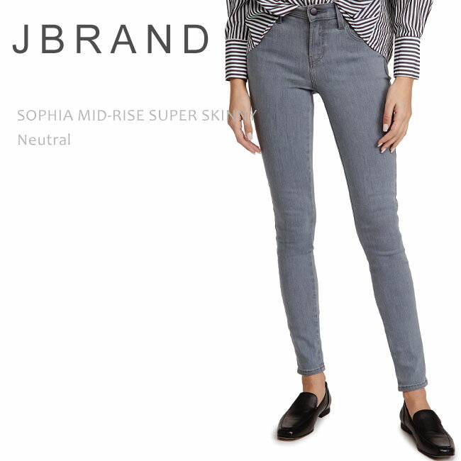 【SALE】J Brand ジェイブランド・ジェーブランドSOPHIA MID RISE SUPER SKINNY Neutralスキニー スーパースキニー スキニーデニム カラーデニム ジーンズ レディース ボトムス