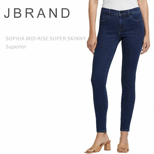 【SALE】J Brand（ジェイブランド・ジェーブランド）SOPHIA MID RISE SUPER SKINNY Superiorスーパースキニー スキニー スキニージーンズ スキニーデニム レディース ジーンズ ボトムス