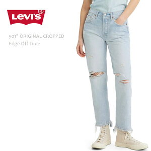【SALE】Levi's リーバイス 501 ORIGINAL CROP Edge Of Time リーバイス501 クロップド デニム usa 米国モデル ジーンズ ストレートデニム ダメージジーンズ ダメージデニム レディース ジーンズ Levis levis 501