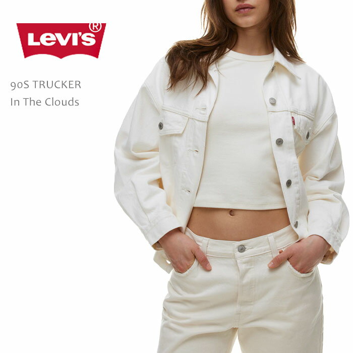 Levi's Premium リーバイス デニムジャケット90S TRUCKER In The Cloudsリーバイス ジージャン レディース デニムJK ホワイトデニム ジーンズ levis リーバイスプレミアム